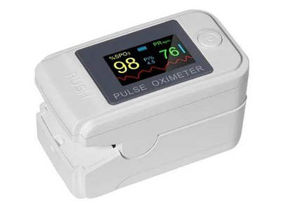 Пульсоксиметр на палець пульсометр Finger Pulse Oximeter LK-89 192180