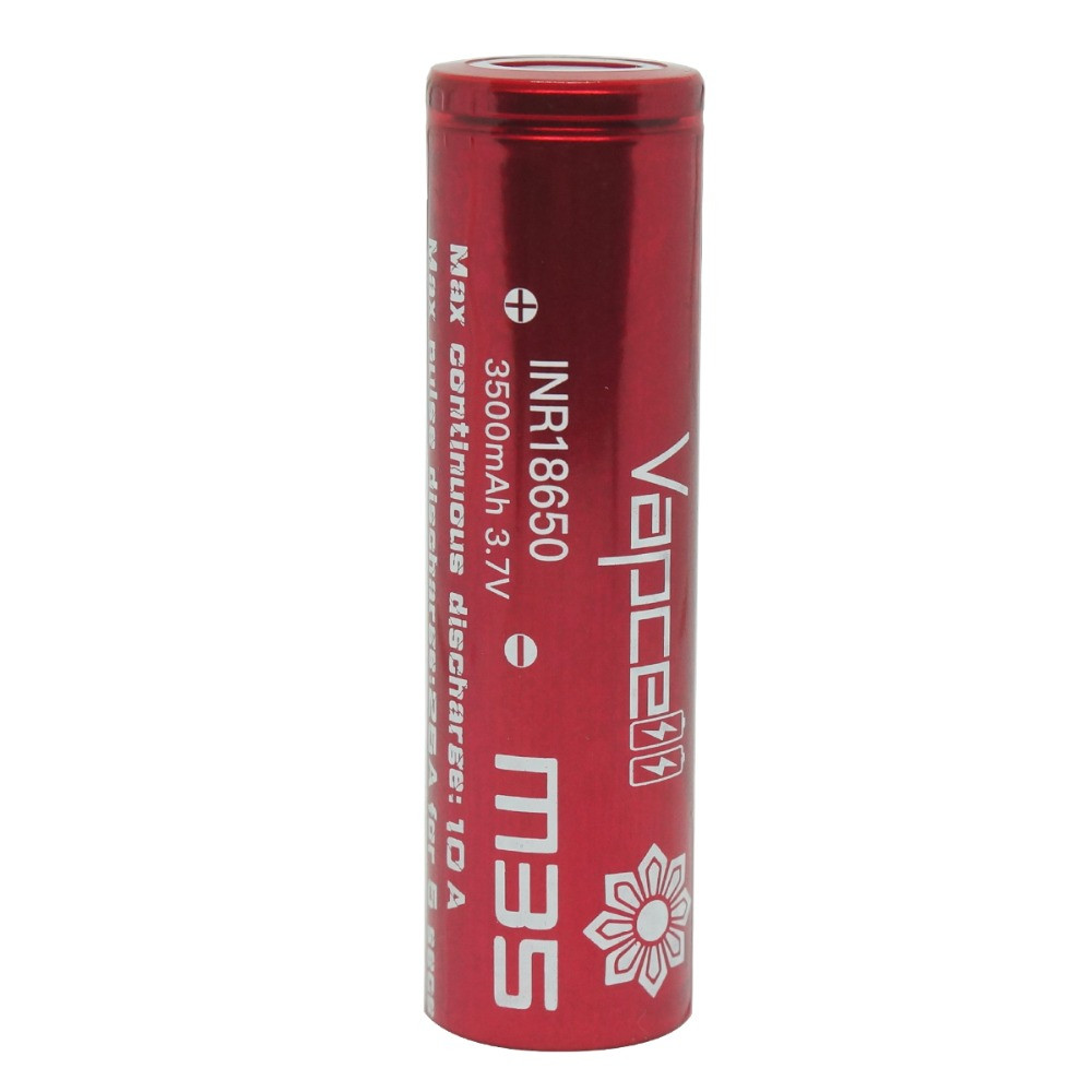 Акумулятор Vapcell INR18650 M35 3500mah 10A із захистом