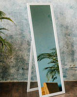 Зеркало S серии, 157 Х 42 Х 45 см., дерево, цвет белый