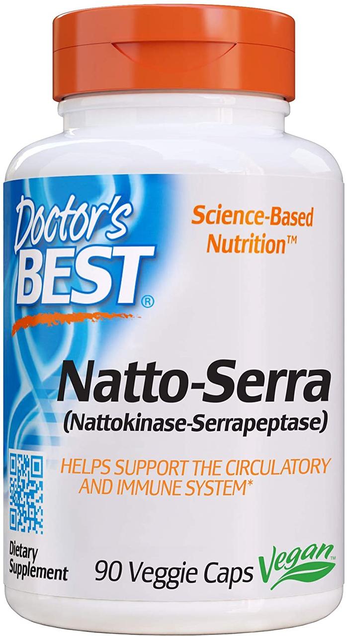 Doctor's Best Natto-Serra 90 капсул