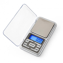 Електронні цифрові кишенькові ваги ювелірні Pocket Scale MH-100 на 200 грамів