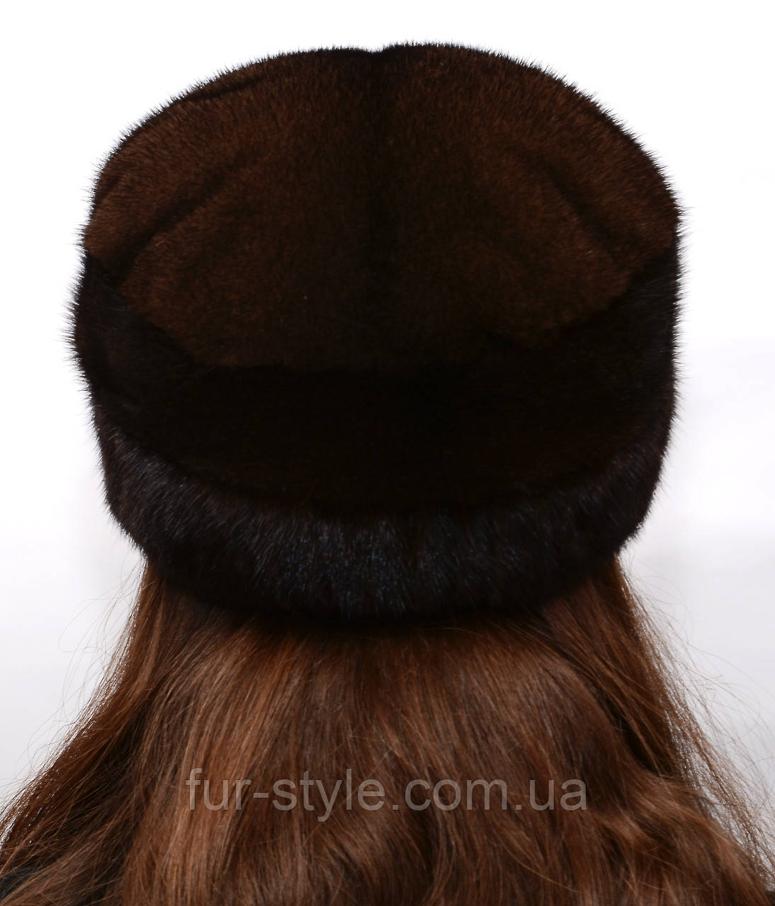 Женская зимняя норковая кепка из цельного меха "Норма" - фото 4 - id-p1397002709