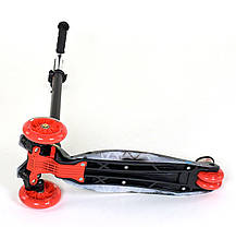 Best Scooter Maxi дитячий триколісний самокат з світяться колеса (блискавка), фото 4