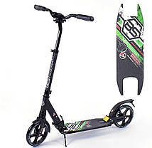 Best Scooter дитячий складаний двоколісний самокат з двома амортизаторами (зелений), фото 2