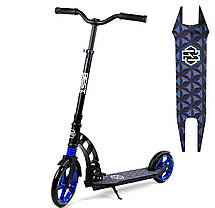 Best Scooter двоколісний самокат дитячий трюковий з блоком кермом (синій), фото 3