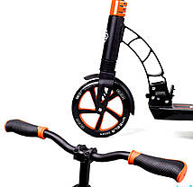 Best Scooter дитячий складаний двоколісний самокат з двома амортизаторами (помаранчевий), фото 5