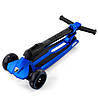 Best Scooter Lamborghini дитячий складаний триколісний самокат з світяться колеса (синій), фото 8