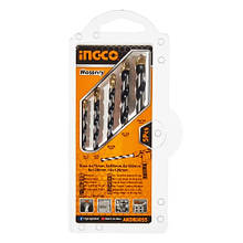 Набір свердел по цеглу/бетону 5 шт 4-10 мм INGCO