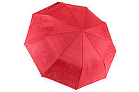 Красный женский зонт с двойной тканью