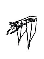 Багажник Black SteeL на велосипед з розміром коліс 26 -27.5 дюймів / під гальма V brake