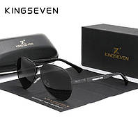 Поляризационные солнцезащитные очки для мужчин и женщин KINGSEVEN N7730 Black Gray