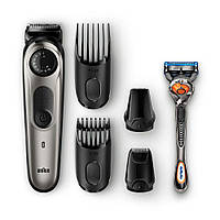 Тример Braun BT7020 з 4 насадками та бритвою Gillette Fusion5 ProGlide