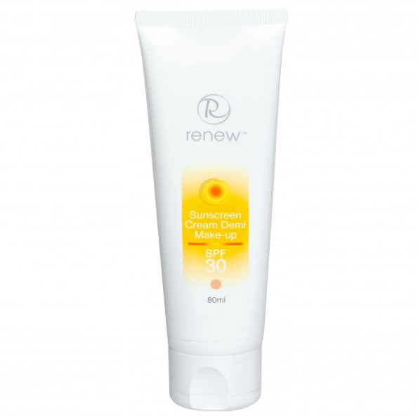 Солнцезащитный тональный крем-антиоксидант SPF30 Sunscreen Cream SPF-30 Demi Make Up, 80 мл - фото 1 - id-p1397027078