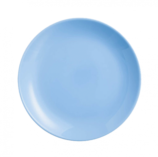 Тарілка-підставка блакитна Diwali Light Blue 270мм Luminarc (P2015) HD, фото 1