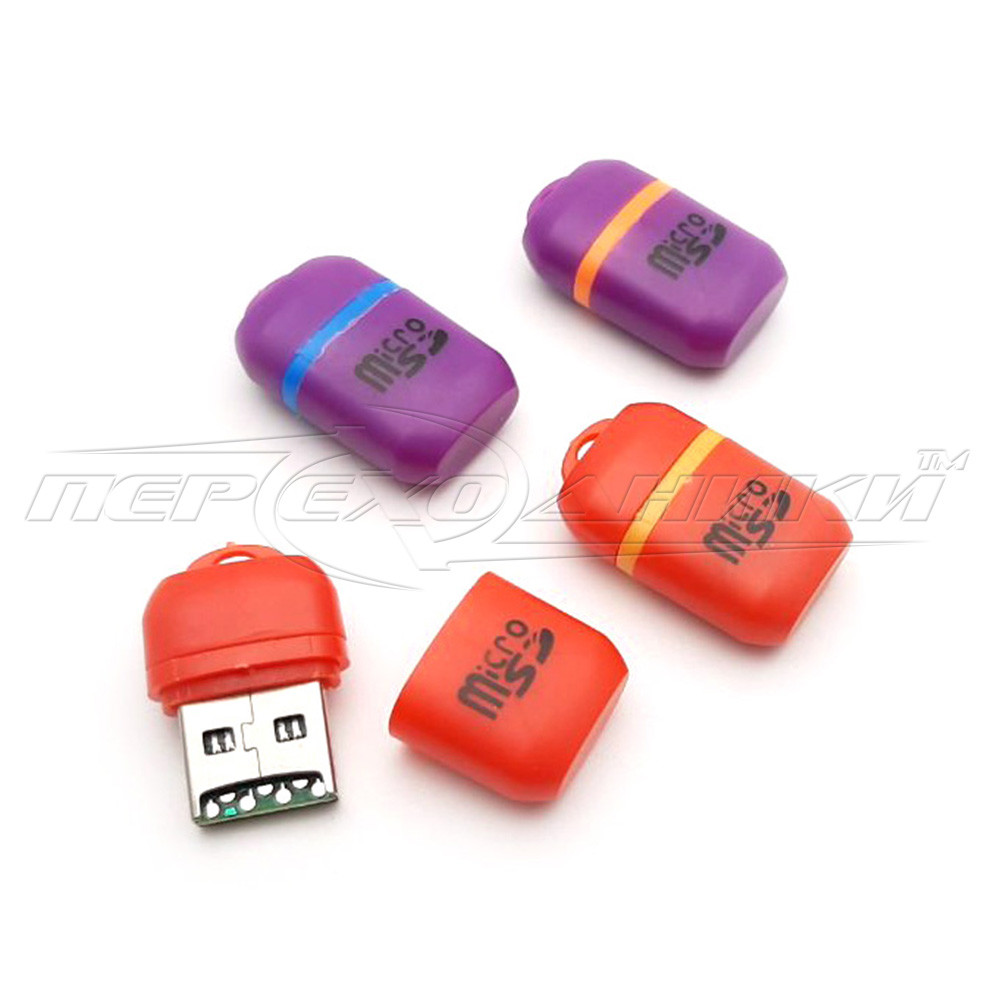 Mini Картридер USB 2.0 microSD Card Reader - фото 2 - id-p1397029001