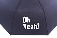 Женский однотонный зонт с надписями