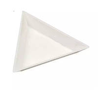 Треугольник (лоток) для страз, белый