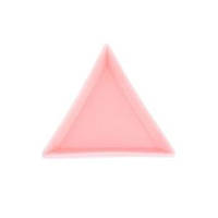 Треугольник (лоток) для страз, розовый