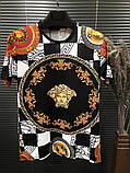 Чоловіча різнокольорова футболка Versace, версаче версачі (S, XL, XXL розміри в наявності), фото 3