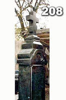 Ритуальные кресты из гранита, надгробный крест на могилу образец № 209