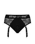 Мереживні труси для страпона з підв'язками для панчох Strap-On-Me DIVA HARNESS - L 777Store.com.ua, фото 3