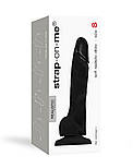 Реалістичний фалоімітатор Strap-On-Me SOFT REALISTIC DILDO Black - Size S 777Store.com.ua, фото 3