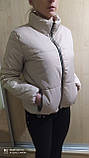 жіноча куртка колір хакі пудра молочний чорний  розмір 42 44 46 новинка, фото 6