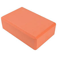 Йога-блок, кирпичик для йоги 3158 Зеленый: Gsport Оранжевый