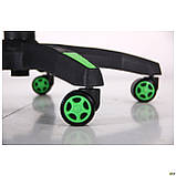 Комп'ютерне крісло AMF VR Racer Expert Champion кожзам чорно-зелений для геймерів, фото 6