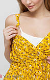 Сарафан для вагітних та годуючих мам Chantal S Юла Мама Жовтий, фото 3