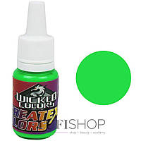 Краска Createx Color Fluo для аэрографии - green,10 мл (W023)