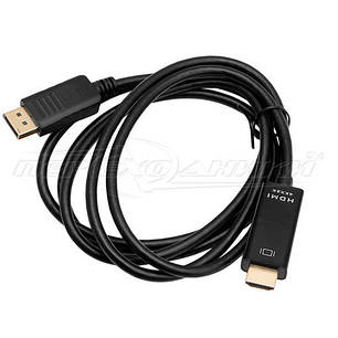 Кабель DisplayPort to HDMI , 1.8 м, фото 1
