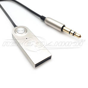 USB Bluetooth (міні метал) Music Audio Receiver AUX для автомобіля, преміум, фото 2