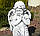 Садова фігура Ангел, що молиться на колінах 54x24x33 см Гранд Презент ССП12092 Сірий, фото 2