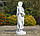 Садова скульптура Богиня зими 83x25x24 см Гранд Презент ССП12040 Сірий, фото 4