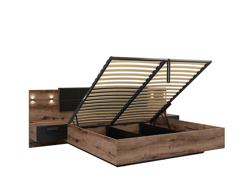 Ліжко з підйомним механізмом Kassel LOZ/180/B, фото 1