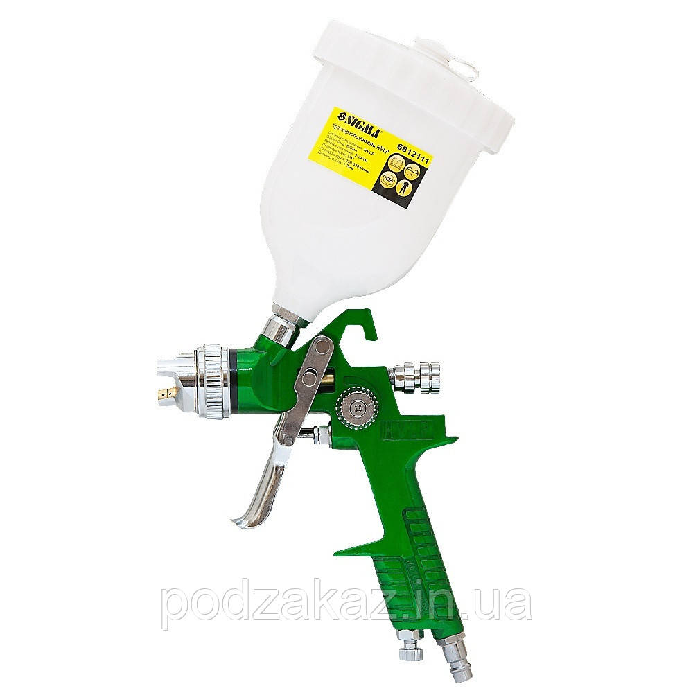 Фарборозпилювач HVLP Ø1.7 з/б (зелений) SIGMA (6812111), фото 1
