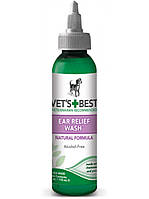 Vet`s Best Ear Relief Wash (Ветс Бест Іар Рельєф Ваш) засіб для чищення вух для собак