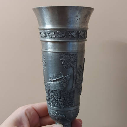 Келих олов'яний вінтаж Полювання, фото 2