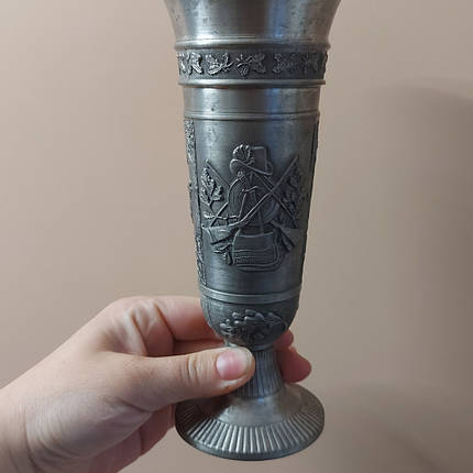 Келих олов'яний вінтаж Полювання, фото 1