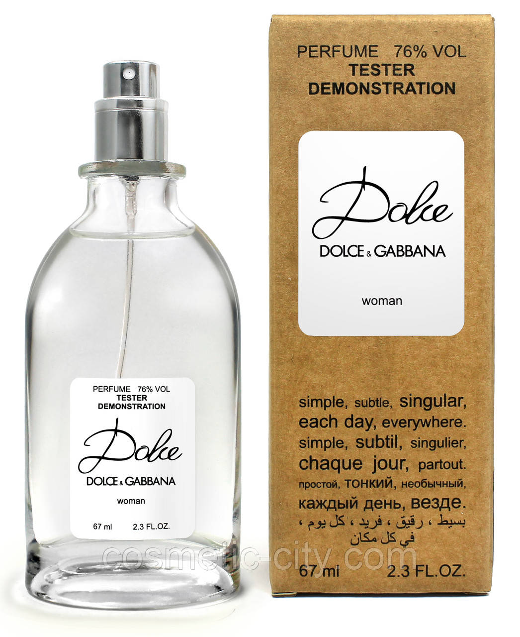 Тестер жіночий Dolce&Gabbana Dolce, 67 мл., фото 1