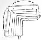 Полиця для ванної Mobe з нержавіючої сталі 22,5 х 22,5 см (13651), фото 2