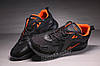 Кросівки чоловічі шкіряні Nike Air Power Black-Orange, фото 5