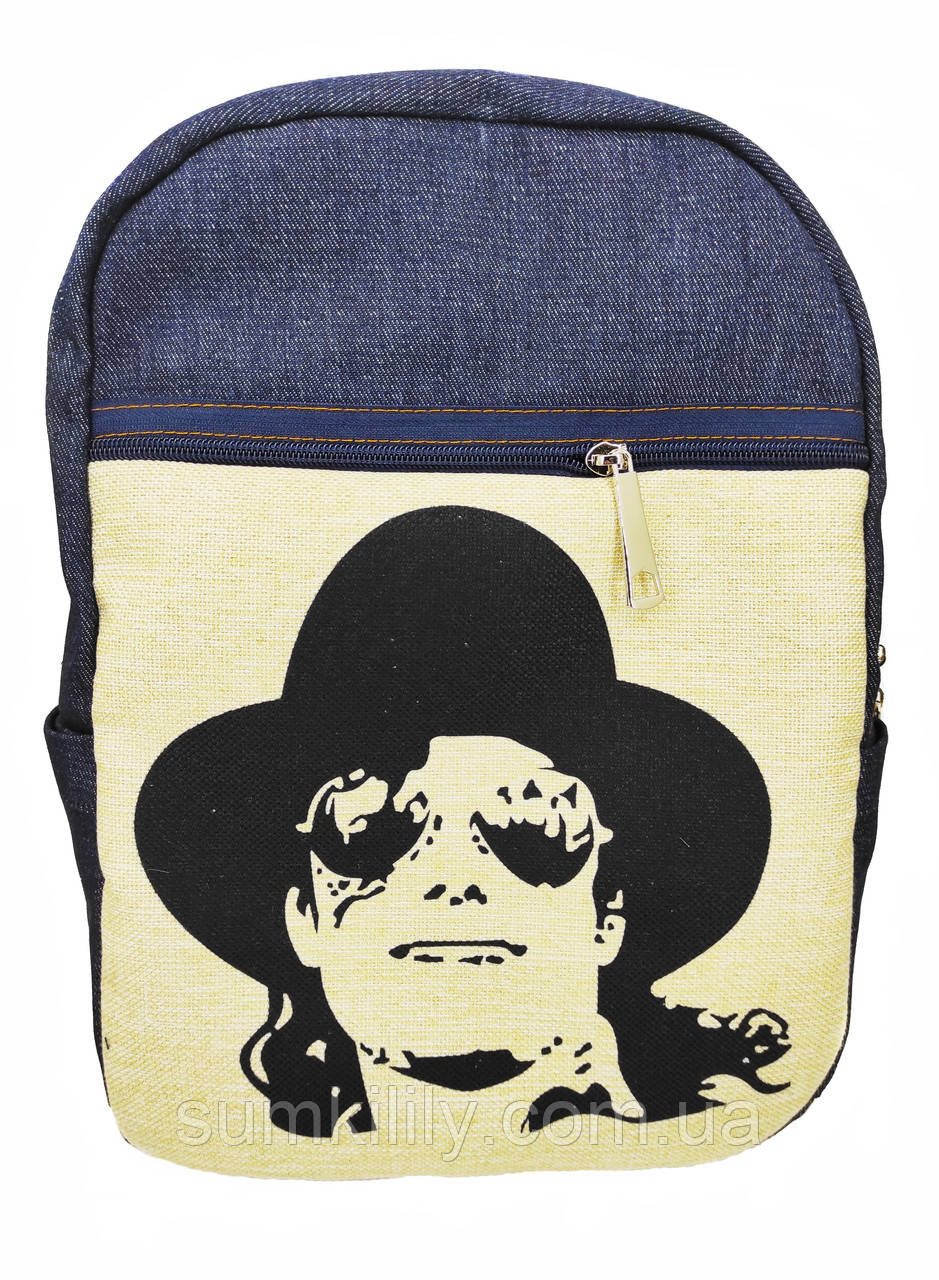 Джинсовий рюкзак Майкл Джексон 3
