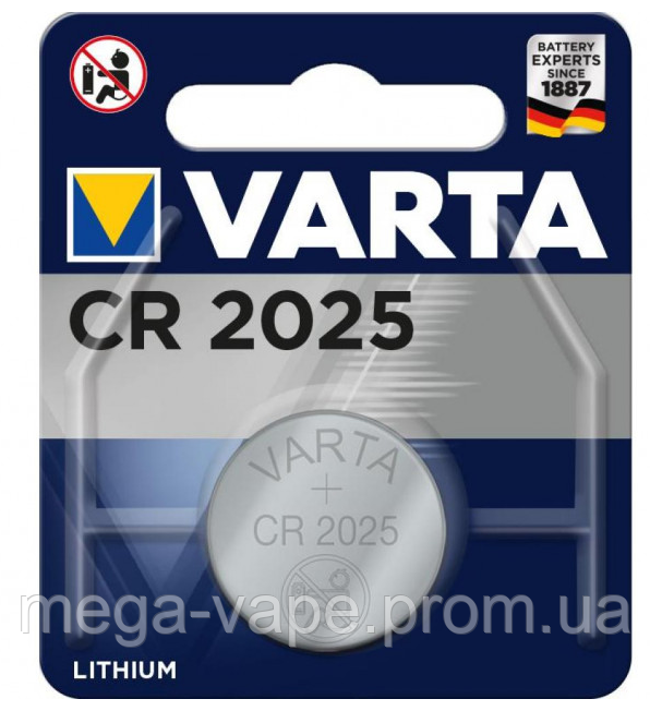 Батарейка літієва Varta CR2025