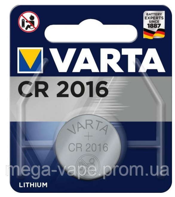 Батарейка літієва Varta CR 2016