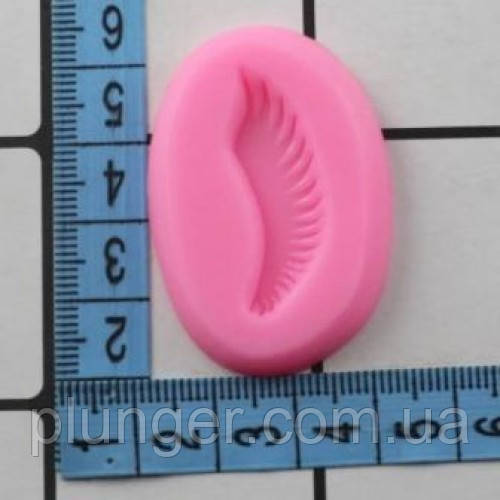 Молд кондитерський силіконовий для мастики Вії, фото 1