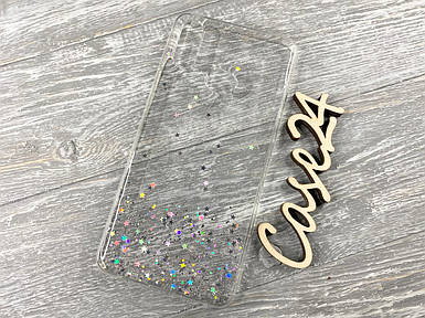 TPU чохол Star Glitter для Samsung Galaxy A10s прозорий