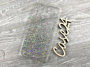 TPU чохол Star Glitter для Huawei P30 Lite прозорий