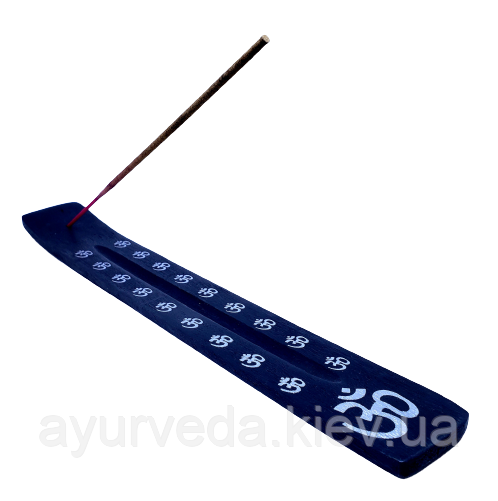 Підставка під пахощі лижа Ом дерево 27х3,5х0,5 см, фото 1